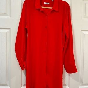 Equipment one hundred percent silk dress.